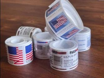 🇺🇸5 Rolls of 100 SEALED USPS Forever Postage Stamps - Fast 48hr Delivery!