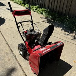 Craftsman Snowblower 24”clearing Width With Electric Start