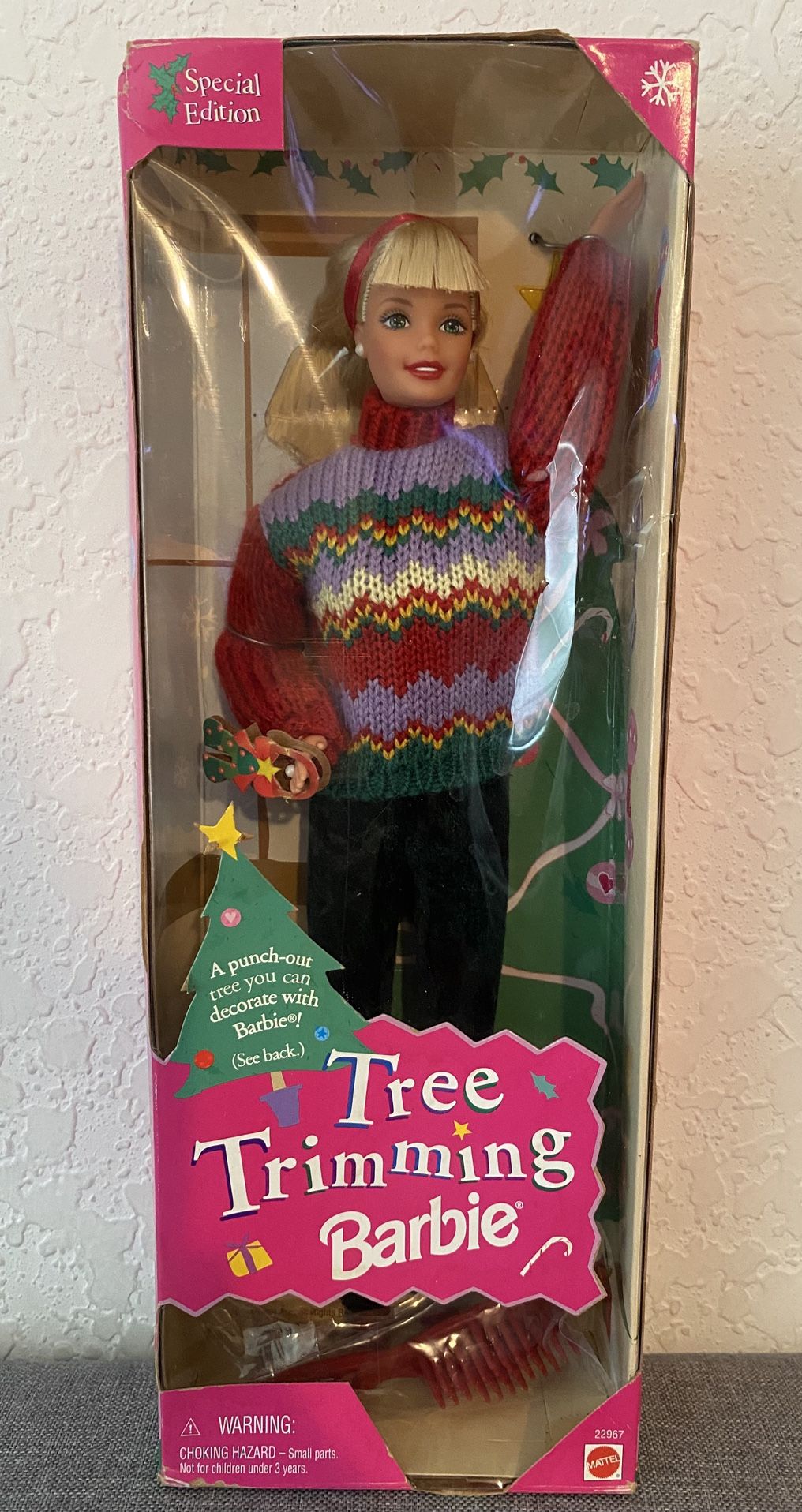 Tree Trimming Barbie (1998 Special Edition) — Unopened, Box Shows Light Wear