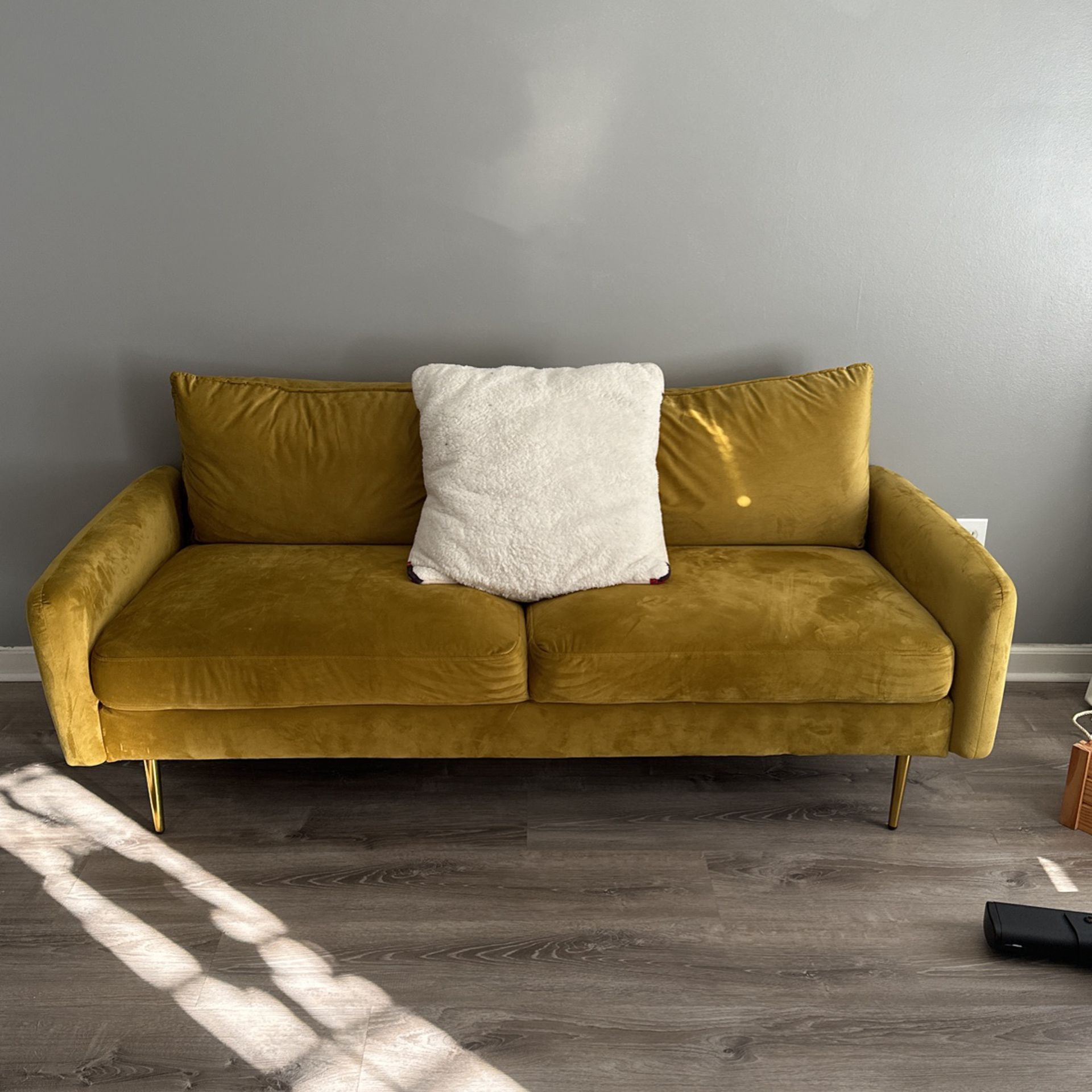 Golden Couch / Yellow Couch $200