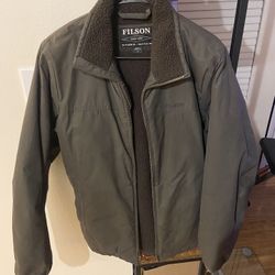 Filson Men’s Insulated Wool Canvas Jacket Coat - Size Small