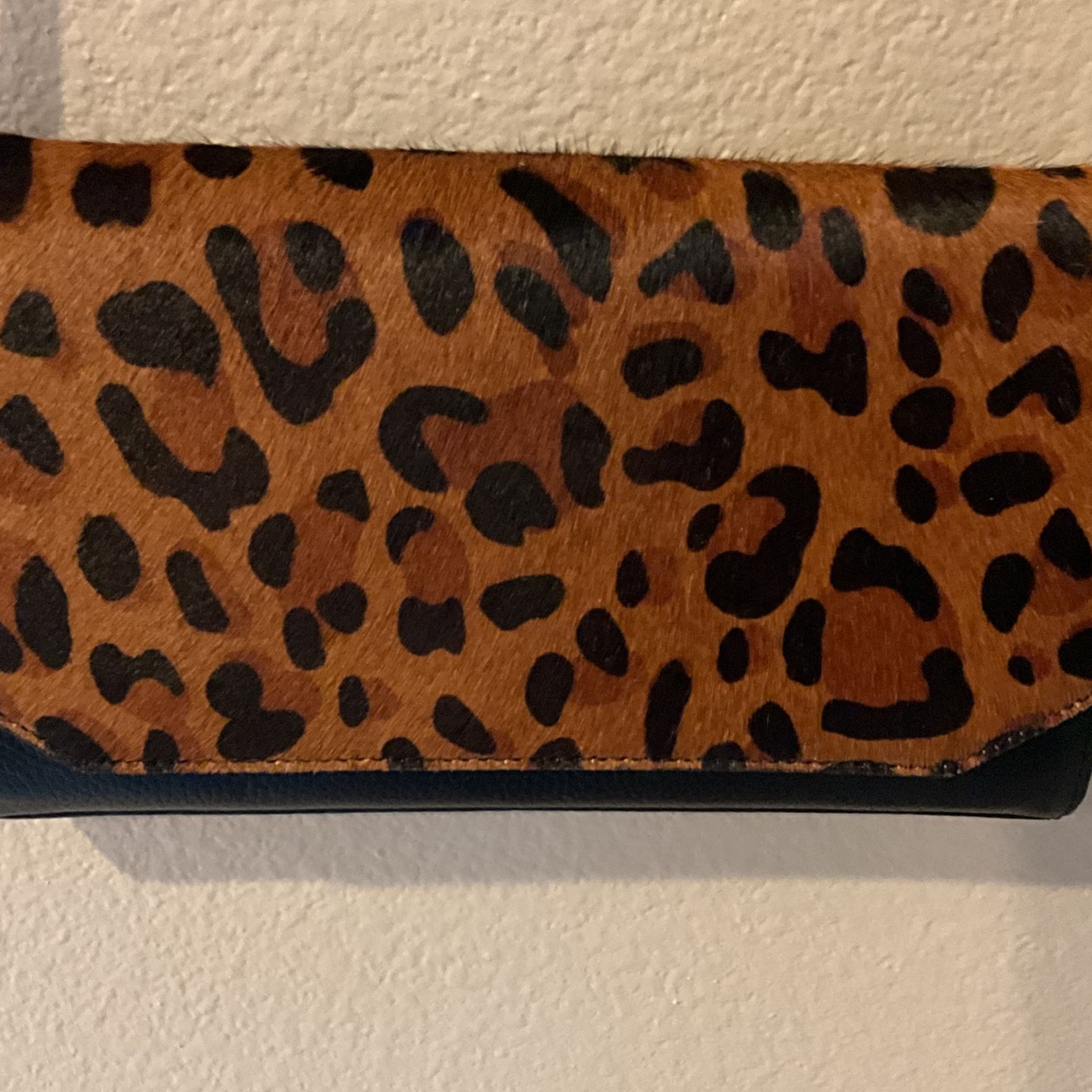 Nordstrom Leather Animal Print Purse/Handbag/Crossboy