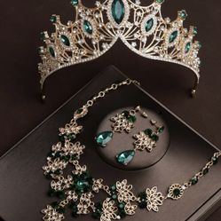 4 Piece Bridal Crown 