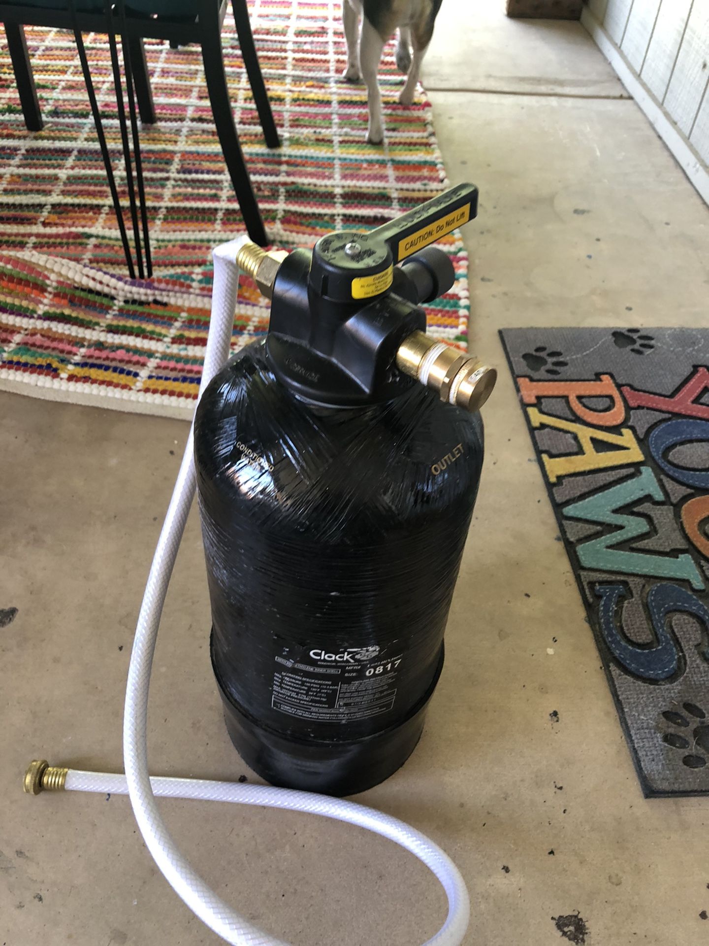 Travelsoft portable water softener for camping washing vehicles hot tubs and more