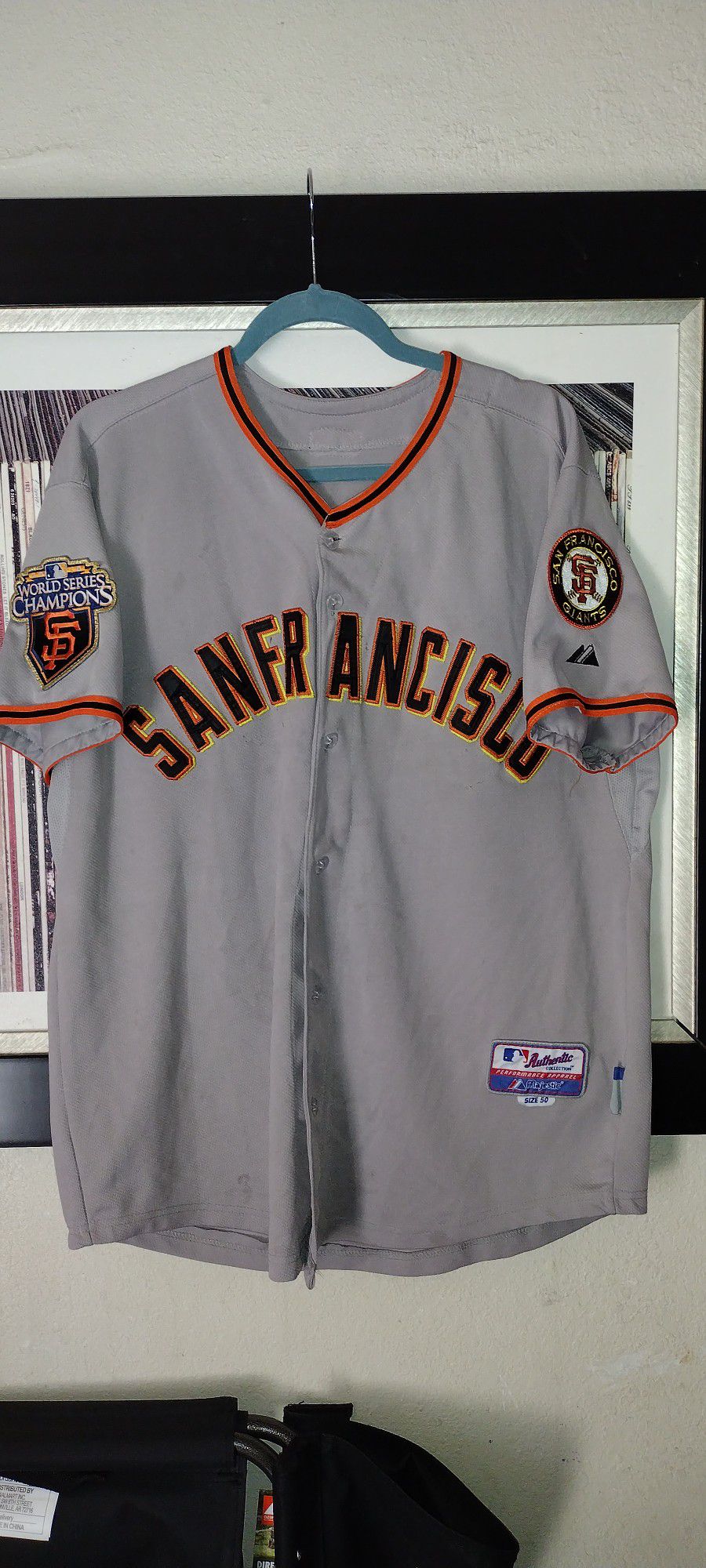 Buster Posey Autographed 2014 World Series Jersey for Sale in San Diego, CA  - OfferUp