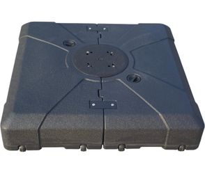 Kozyard Heavy Duty Patio Umbrella Stand Outdoor Base - Windproof, Weighted for Cantilever, Pool, Backyard, and Beach Umbrellas Base (Square 32”x32“)