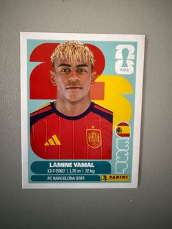 Lamine Yamal Panini FIFA Sticker Card