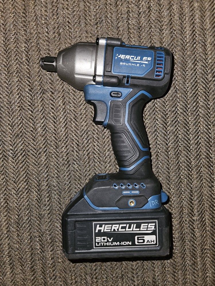 Hercules 20v 1/2 Inch Drive With 5ah Battery