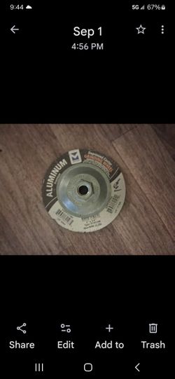 Aluminum Grinding Wheels