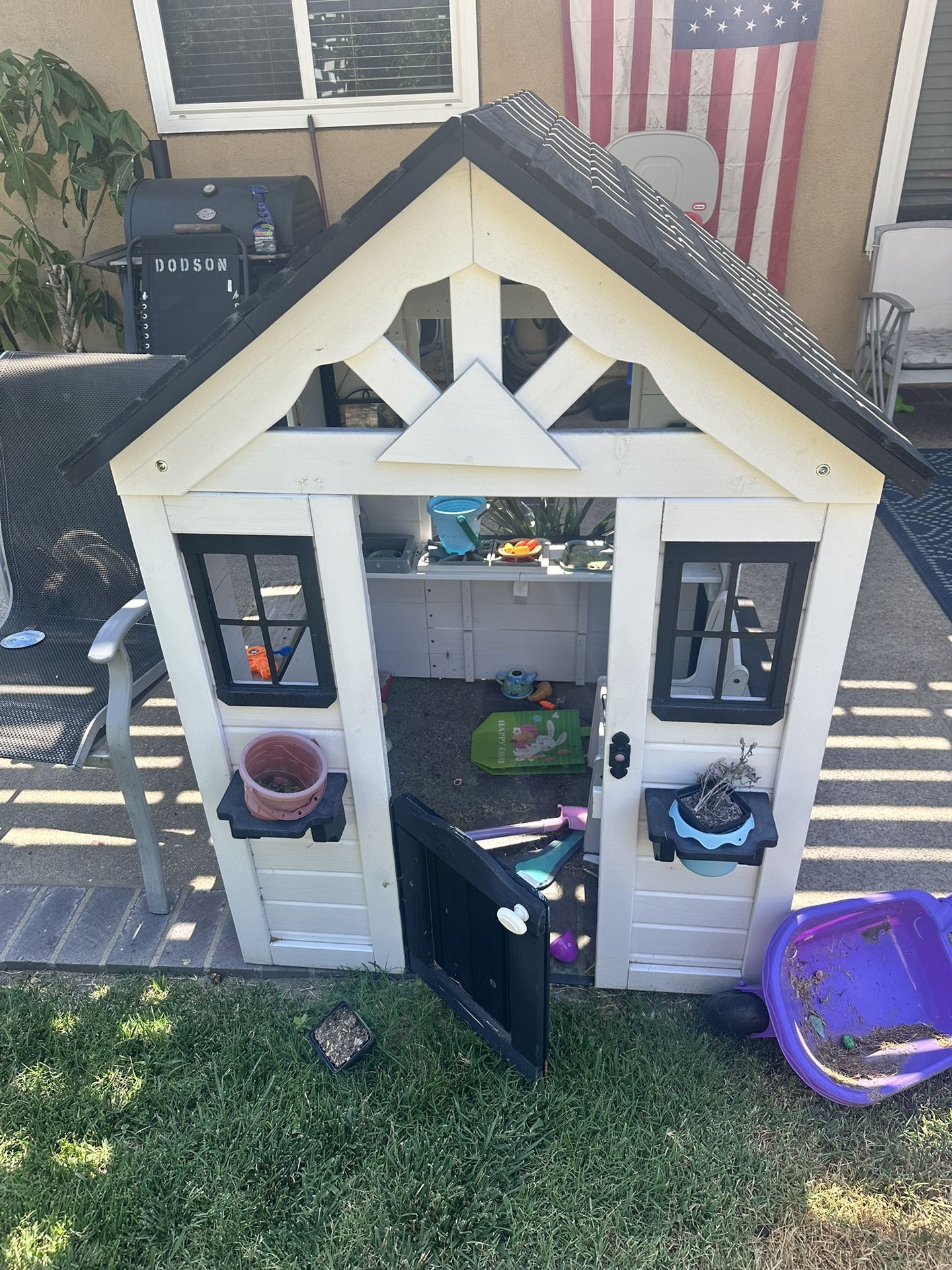Outdoor Wood Play House