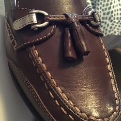 Leather Loafer Slide