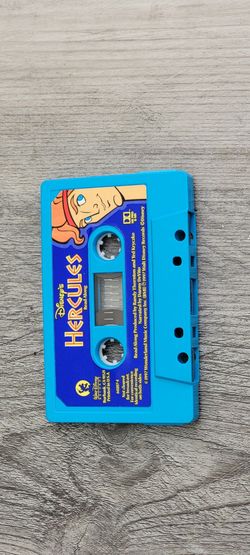 1997 Hercules Read-Along cassette tape produced by Walt Disney Records.The tape features narration by Danny DeVito.