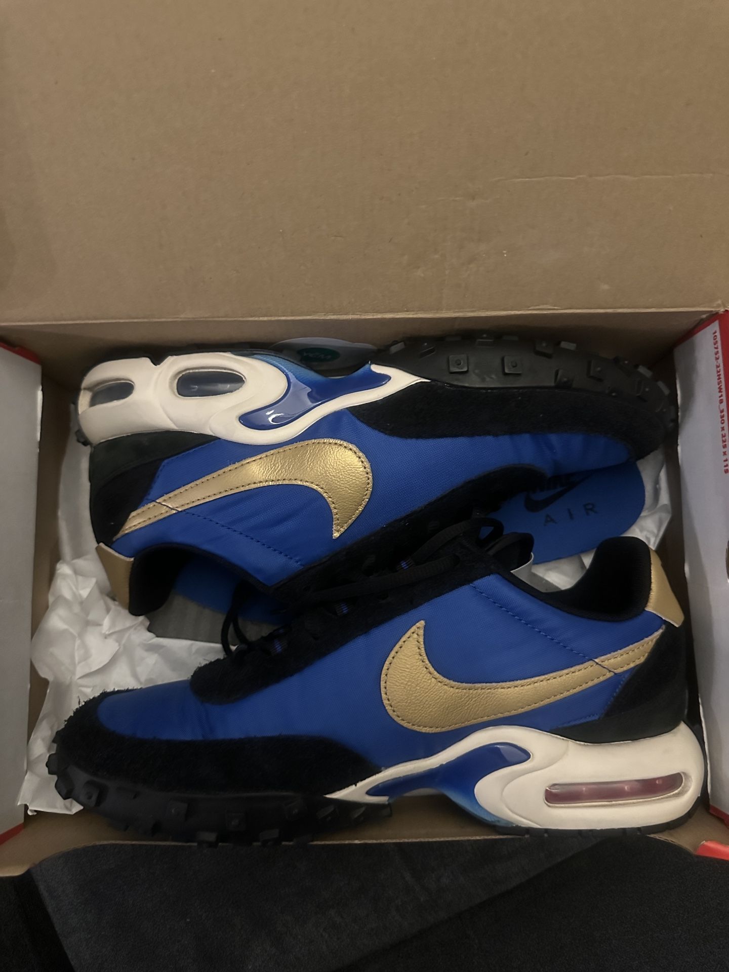 Nike Air Max Waffle SP – Blue/Gold – Men’s Size 10 (Women’s 11.5 / UK 9)