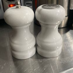 Marble Salt & Pepper Shakers