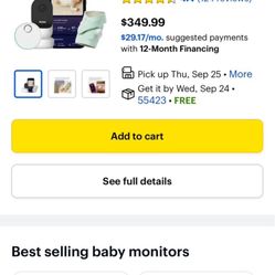 Owlet Dream Duo 2 Smart Baby monitor 
