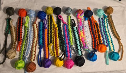 Monkey knot keychains