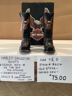 Harley Davidson Boots  * Brand New *