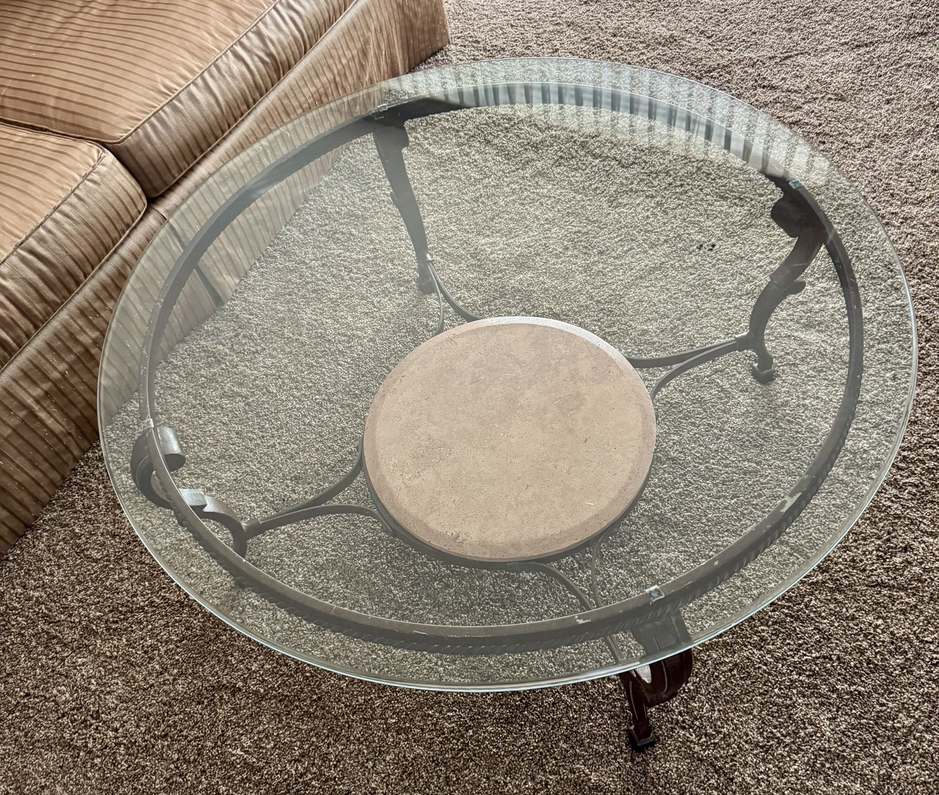 Round Glass Coffee Table