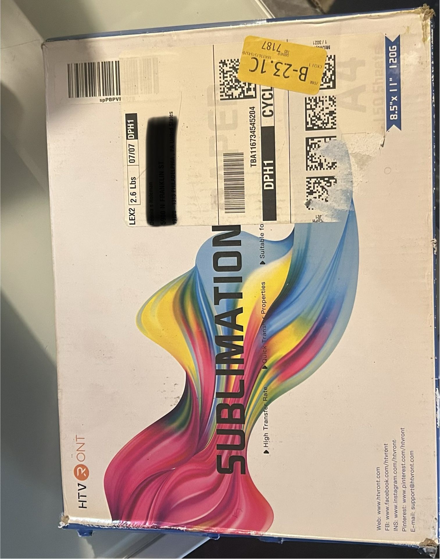 Sheets For Sublimation, Business Cards, And Stickers