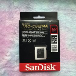 Sandisk 320GB Pro Cinema CFexpress Type B