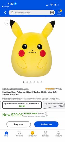 Pikachu pillow