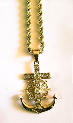 Ancla de oro laminado