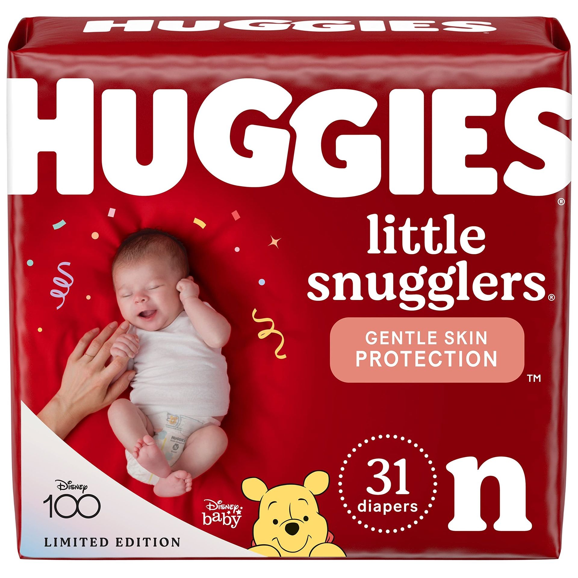 Huggies Diapers *Size NBs, 3s & 4s* (Brand~New Pack of Huggies)