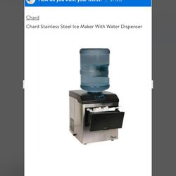 Chard Stainless Steel Ice Maker With Water Dispenser With LCD Display  Brand New in the Box