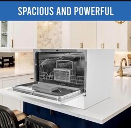 🧼 Farberware Professional 21” Countertop Dishwasher – White ✨ 🔥 Brand New – Still in Box! 🔥