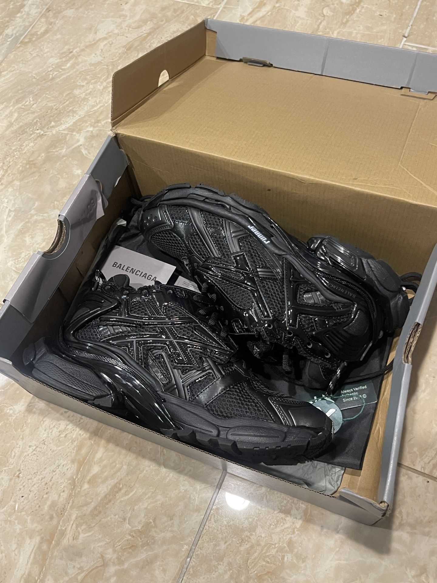 Balenciaga Runner Sneakers Black Size 9/42eu
