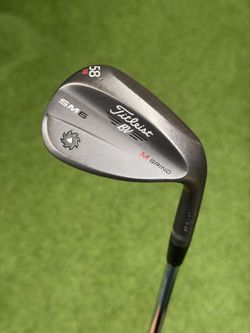 Titleist Vokey SM6 Wedge 58°/08 M Grind Jet Black Finish