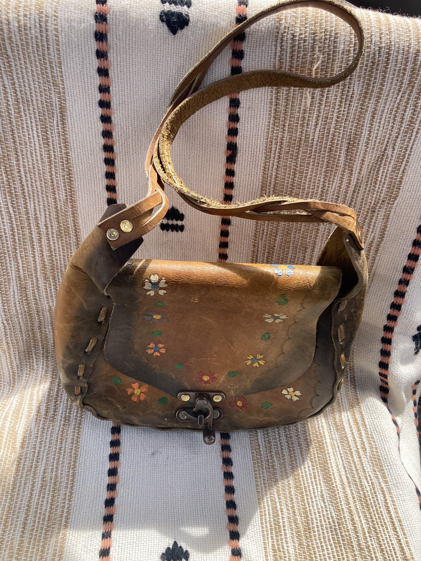 Vintage Leather Shoulder Purse