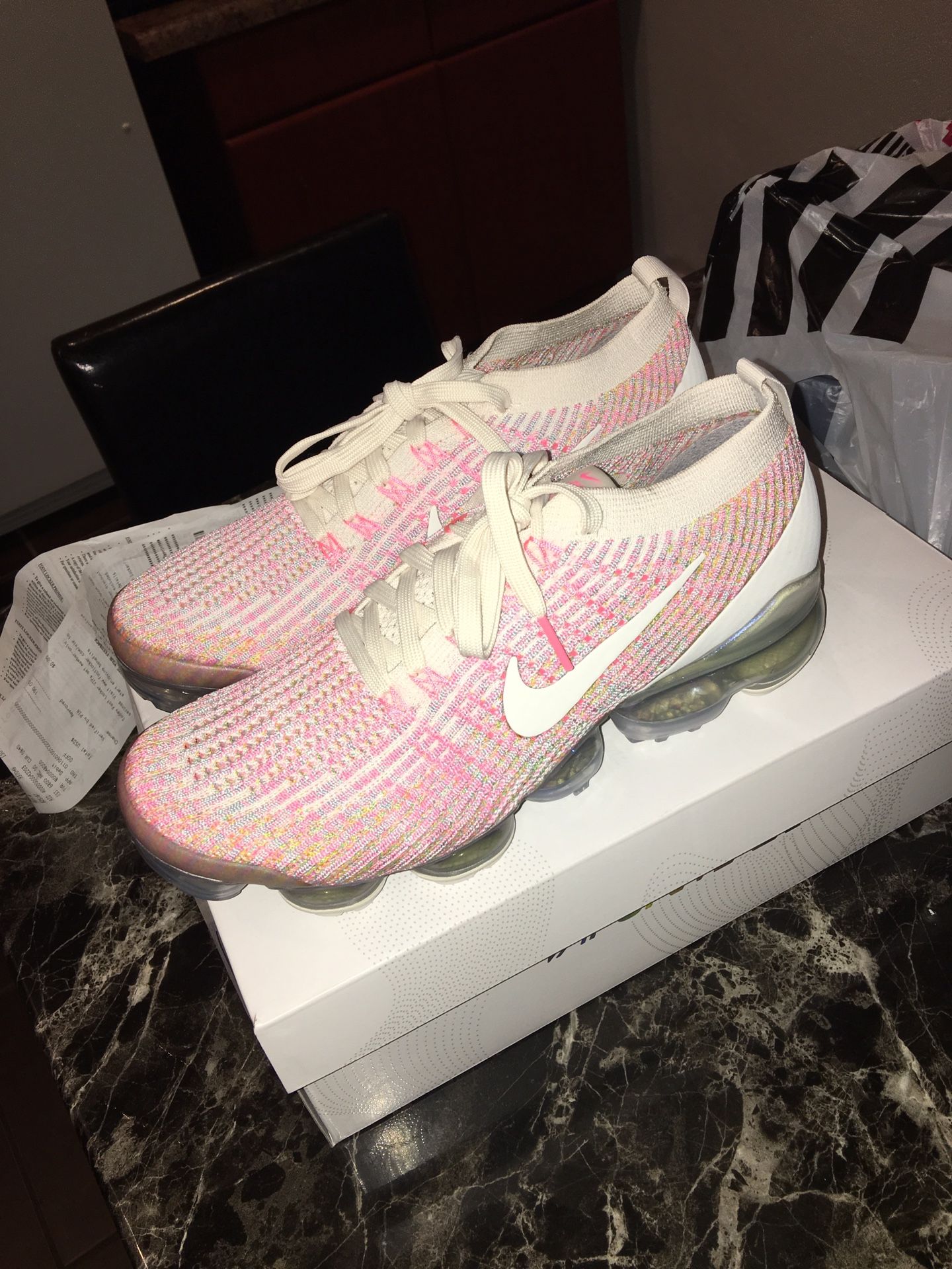 Fruity Pebbles VaporMax Flyknit 3’s Size ( Woman’s 10) ( Men’s 8 )