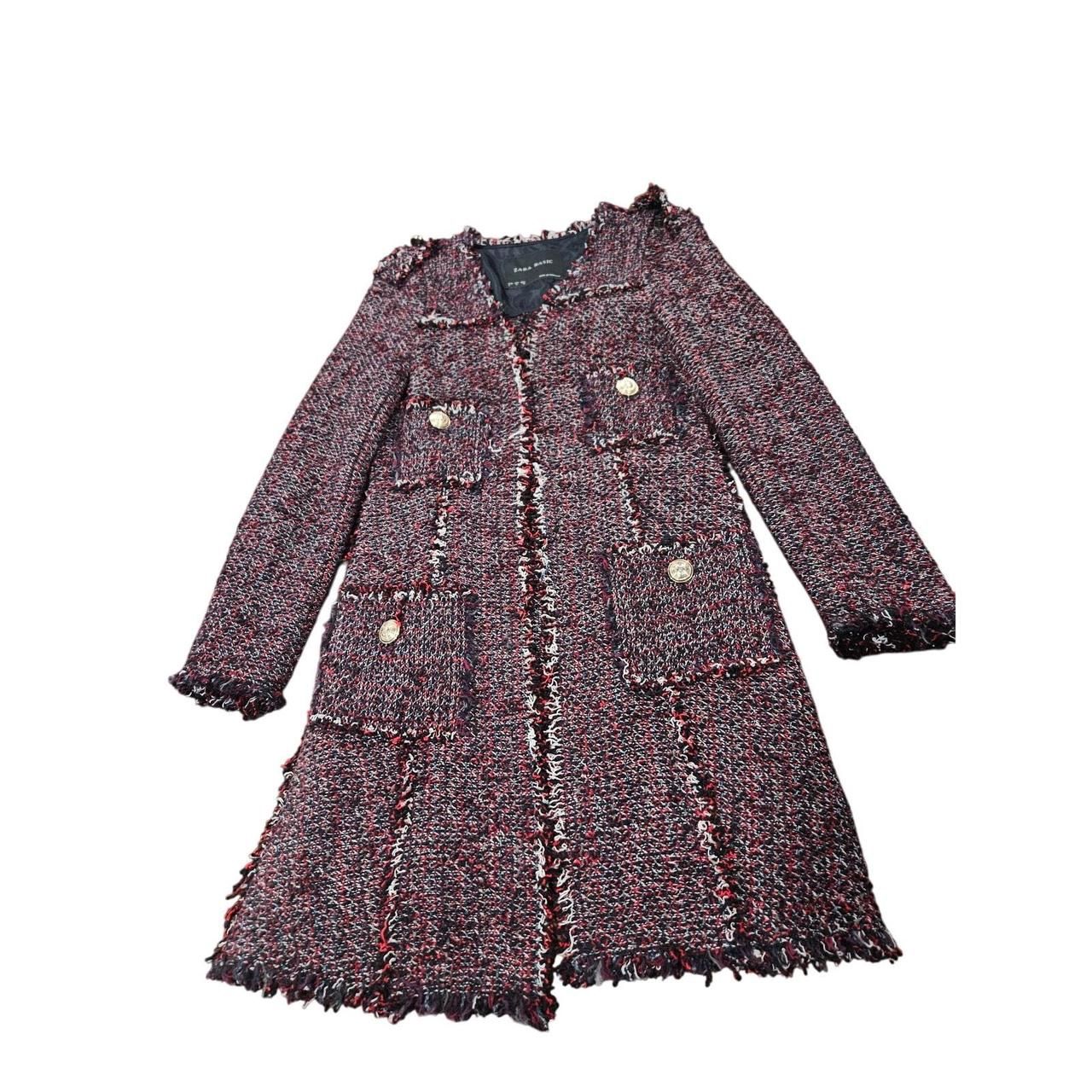 Zara Women's Red and Black Jacket (19099)45