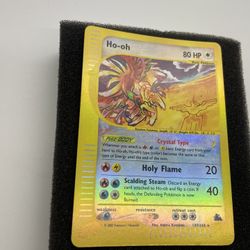 Crystal Ho Oh Reverse Holo Pokemon LP Vintage Reader Rare 
