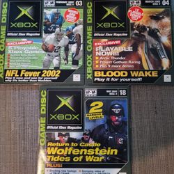 Xbox Demo Disc #3 #4 and #18 All 3 Together 