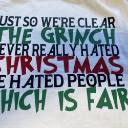 Funny Grinch Graphic Tee