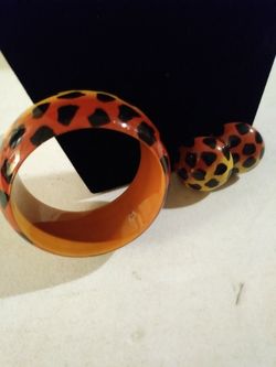 Earring and bracelet combo