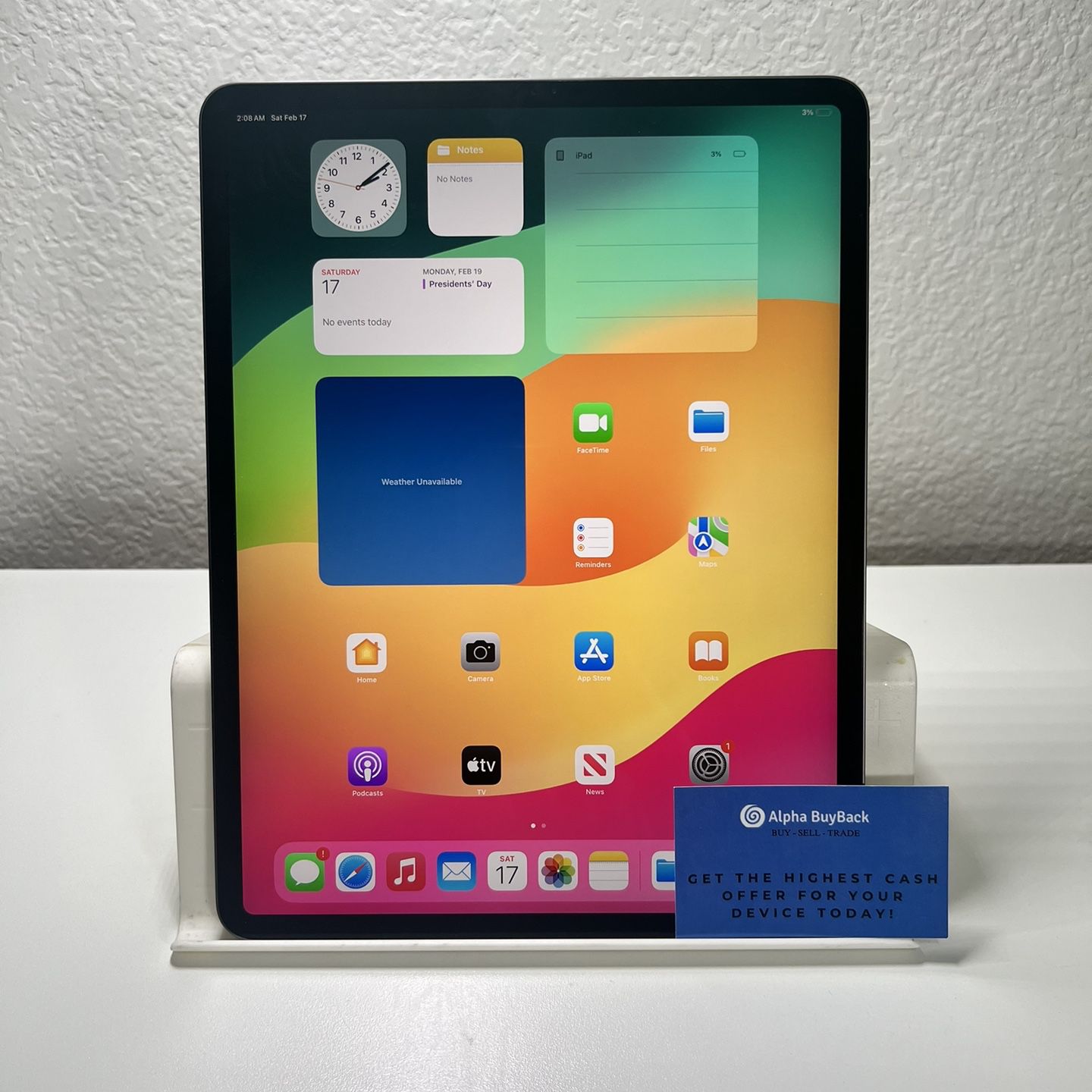 iPad Pro 12.9” 4th Gen 1TB