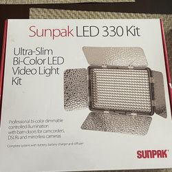 Video Light Kit: Sunpak LED 330 Kit