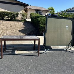 Free Ping Pong Table And Patio Table