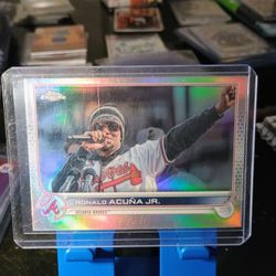 🎤 SSP RARE! Ronald Acuña Jr. 2022 Topps Chrome Image Variation #165 