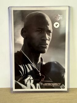 Upper Deck Retrospect Trading Card in Case
