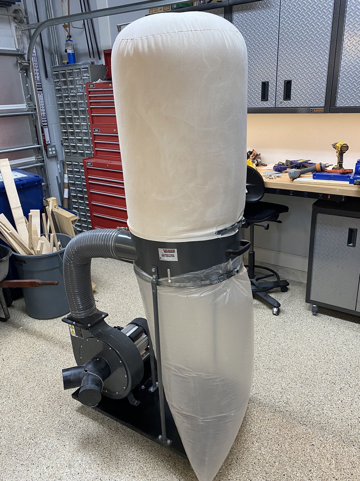 Dust Collector - Harbor Freight 2HP, Great Condition