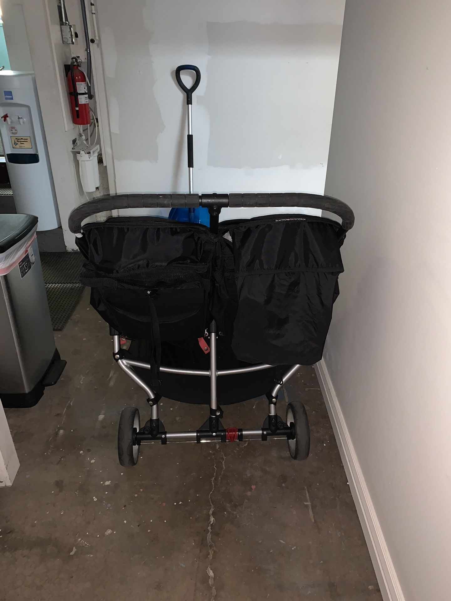Double seat stroller