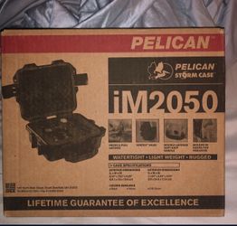 Pelican Storm Case Im2050, 121005, BLK, w/BBB w/Divider Part# im2050-00002