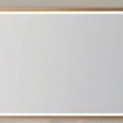 Vinnova 48"x30" LED Mirror With Gold Frame