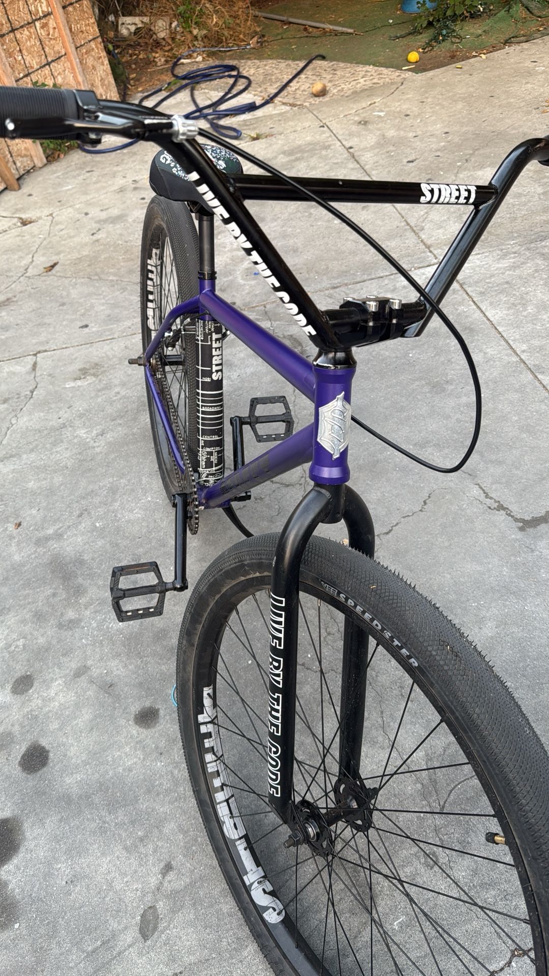 Thrown Bike.