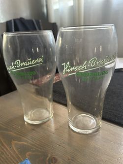 Two Glass German Glasses