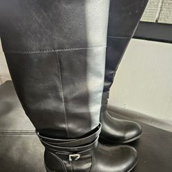 Pair Of Black Boots 